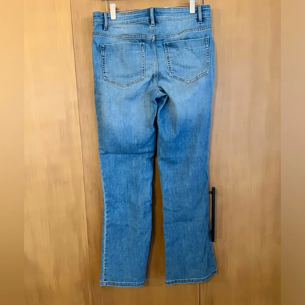 JJill Barely Flare jeans, misses 6, EUC - Picture 4 of 16